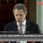 Haddad vê lavagem de dinheiro do crime organizado usando empresas dos EUA, contrabando de armas ao Brasil e pede parceria