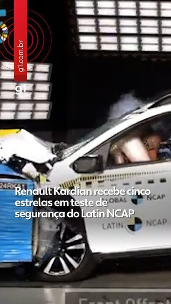 Renault Kardian recebe cinco estrelas em teste de segurança do Latin NCAP
